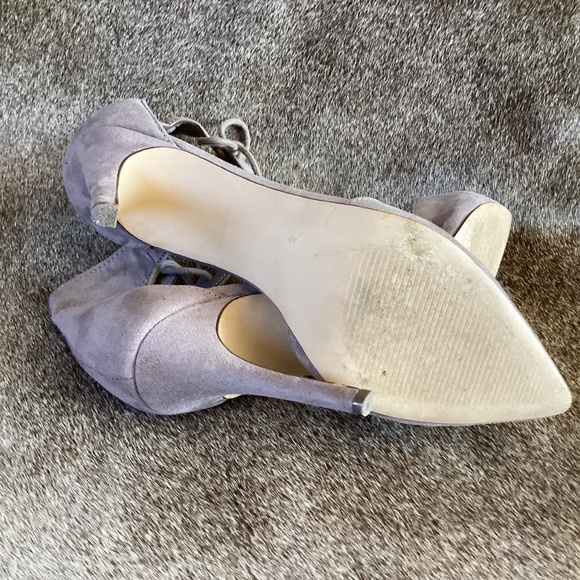 Forever 21 Ankle Wrap Delicate Tie Pointy Toe Heels - Picture 4 of 8